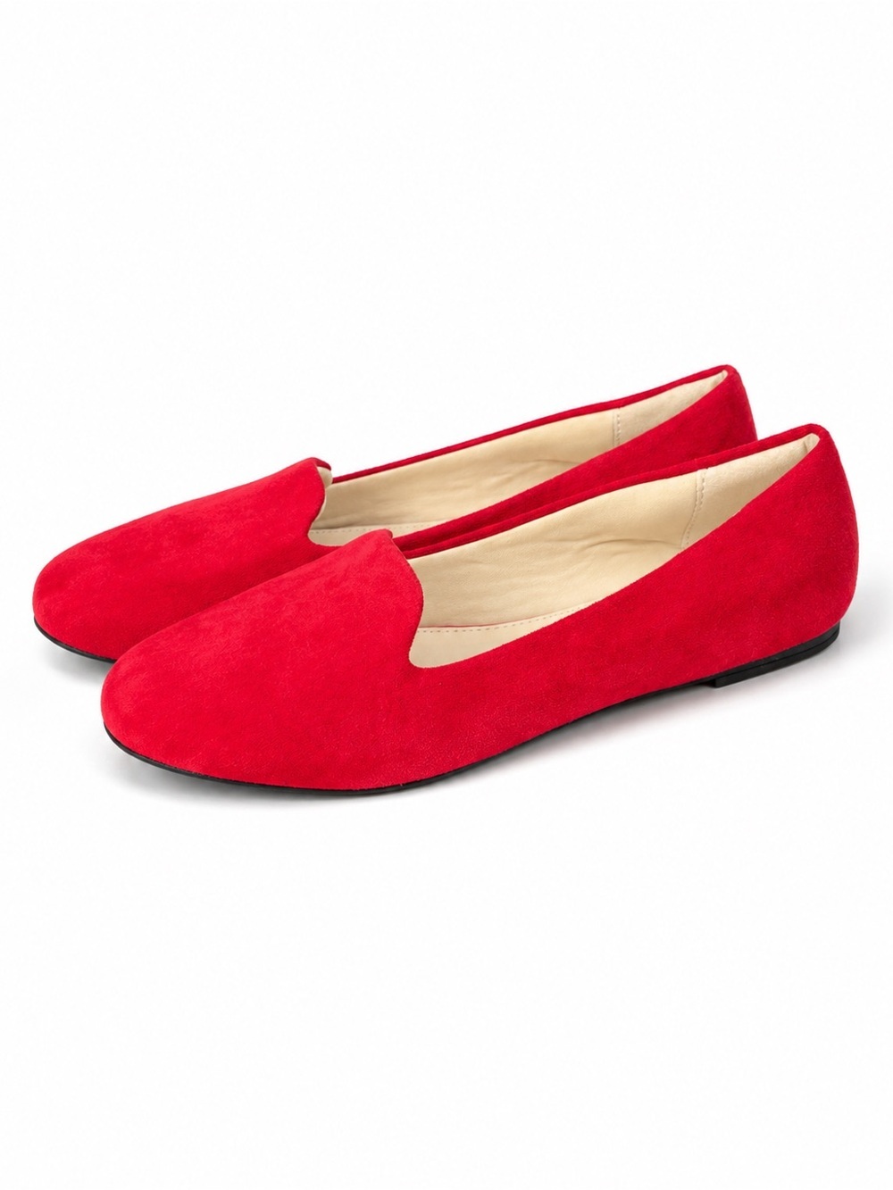 Classic Red Women's Slip-On Flats